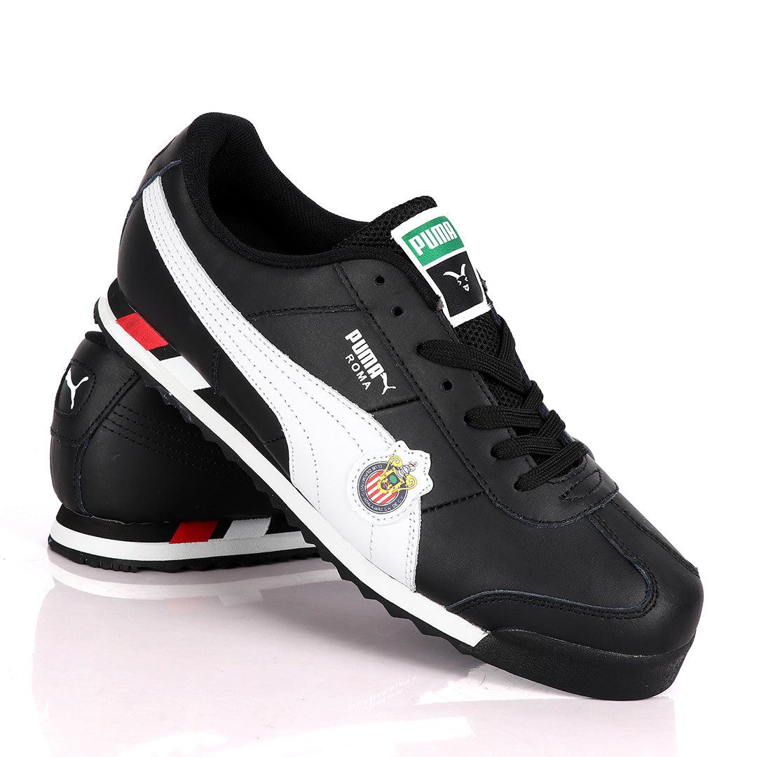 Puma Roma Club Deportivo Guadalajara Black-White Sneakers - Obeezi.com