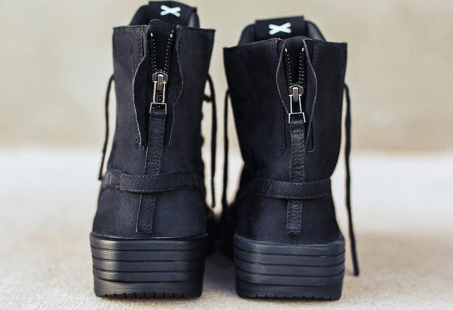 PUMA XO Parallel Leather All Black Boot Sneaker - Obeezi.com