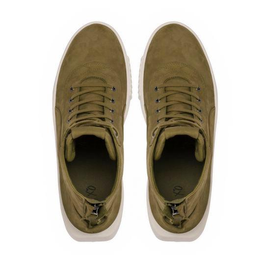 Puma XO Parallel Leather Boot Sneaker Olive Green - Obeezi.com