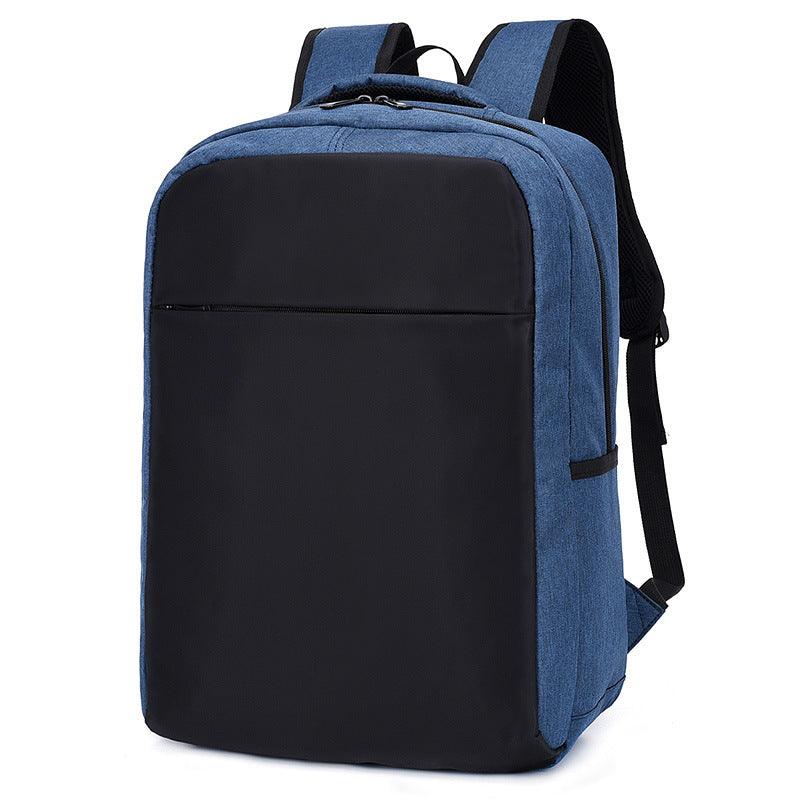 Quality Multipurpose BackPack With Breathable Back And USB Charging Port- Black/Blue - Obeezi.com