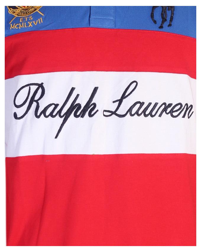 Ralph lauren Big & Tall red Rivet Wool Peacoat T-shirt - Obeezi.com