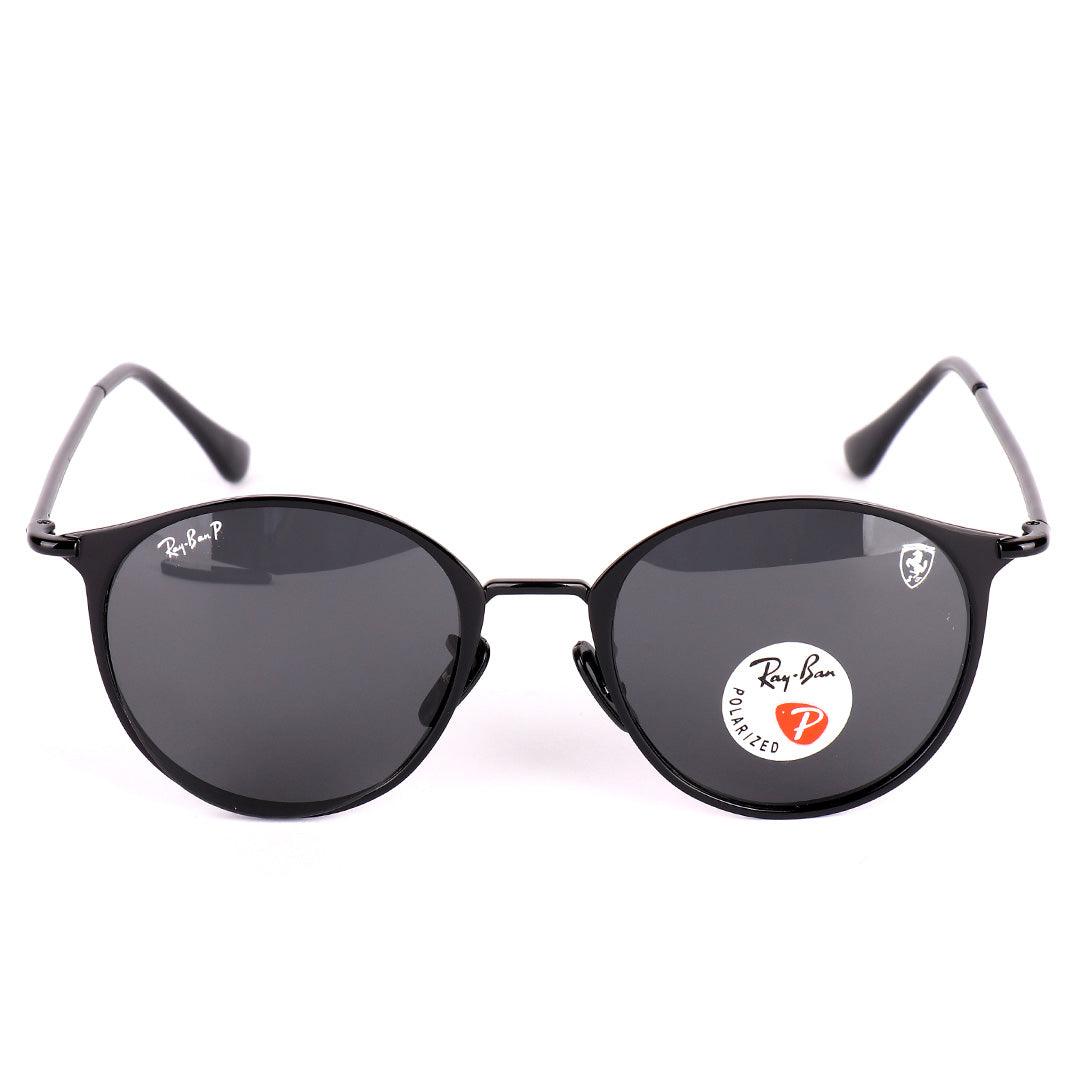 Ray-Ban Ferrari Designed All Black Metal Polarized Lens Sunglasses - Obeezi.com