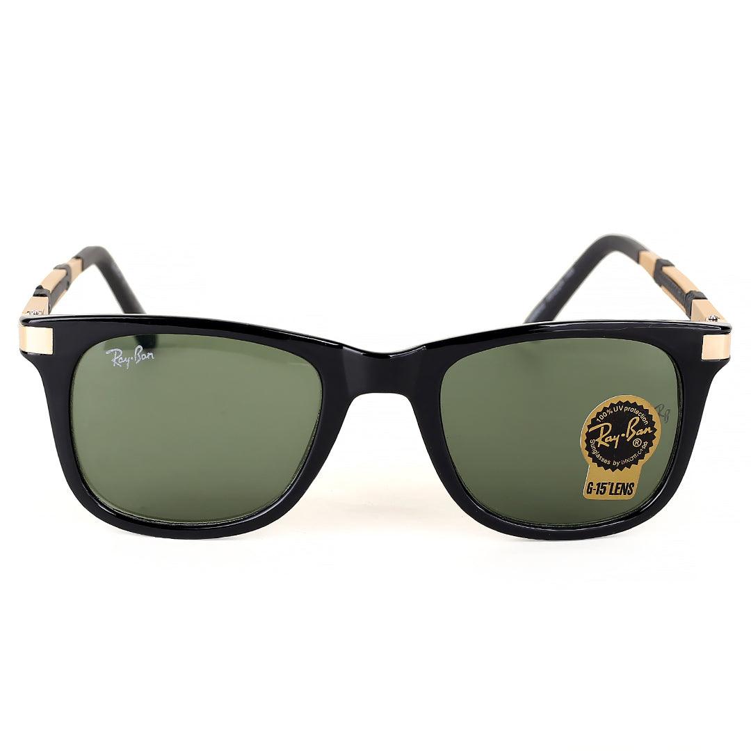 Ray-Ban G-15 Lens Gold Black Hand Designed Sunglasses - Obeezi.com