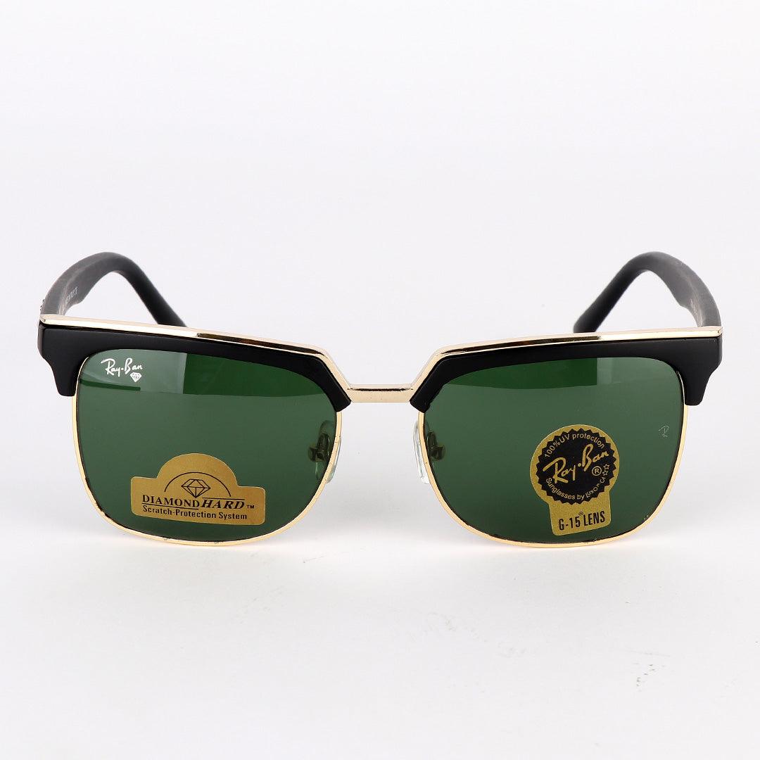 Ray-Ban Havana gold light green G-15 Lens Sunglasses - Obeezi.com