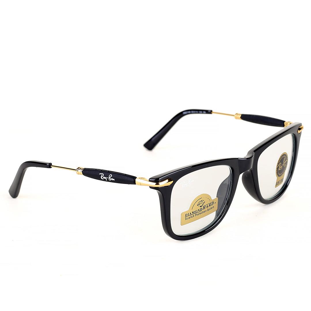 Ray-Ban Luxury Diamond G-15 Lens Transparent And Gold Hand Sunglasses - Obeezi.com