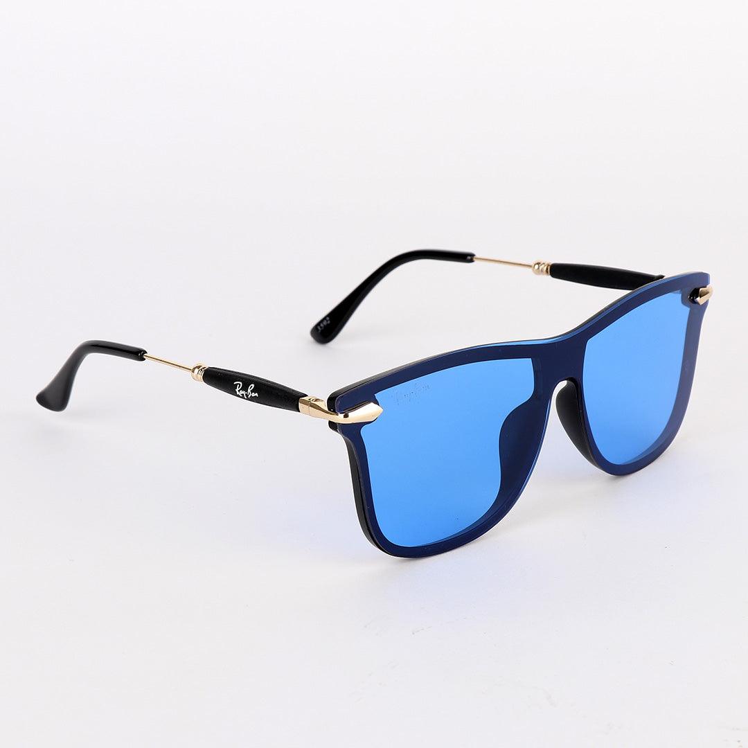 Ray-Ban Luxury Metal Hand Blue Lens Sunglasses - Obeezi.com