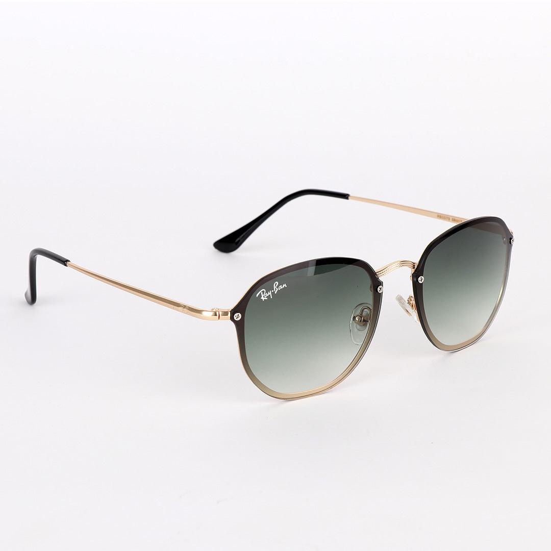 Ray-Ban Luxury Round Frame Gold Metal Hand Sunglasses - Obeezi.com