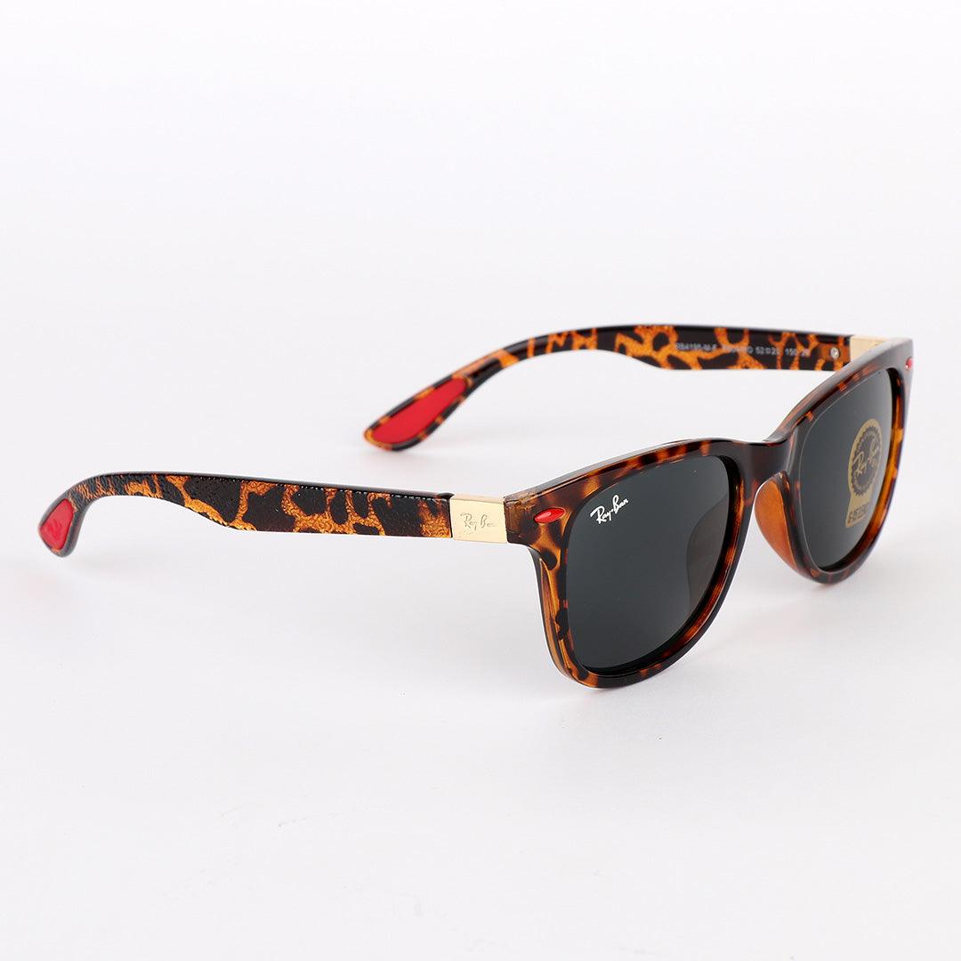 Ray-Ban Luxury Round Frame Leopard Skin Sunglasses - Obeezi.com