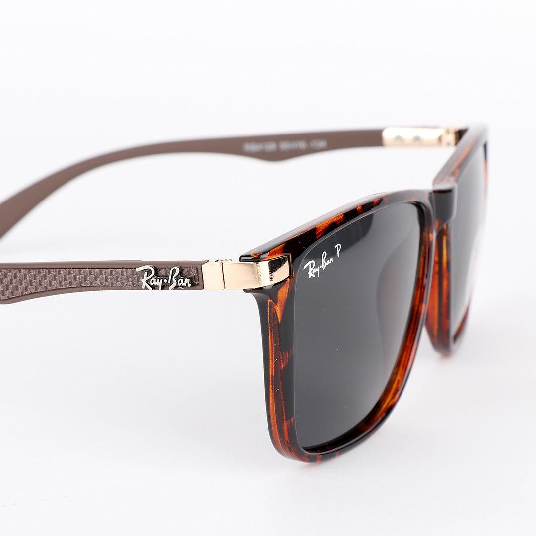 Ray-Ban Polarized Brown Crested Sunglasses - Obeezi.com
