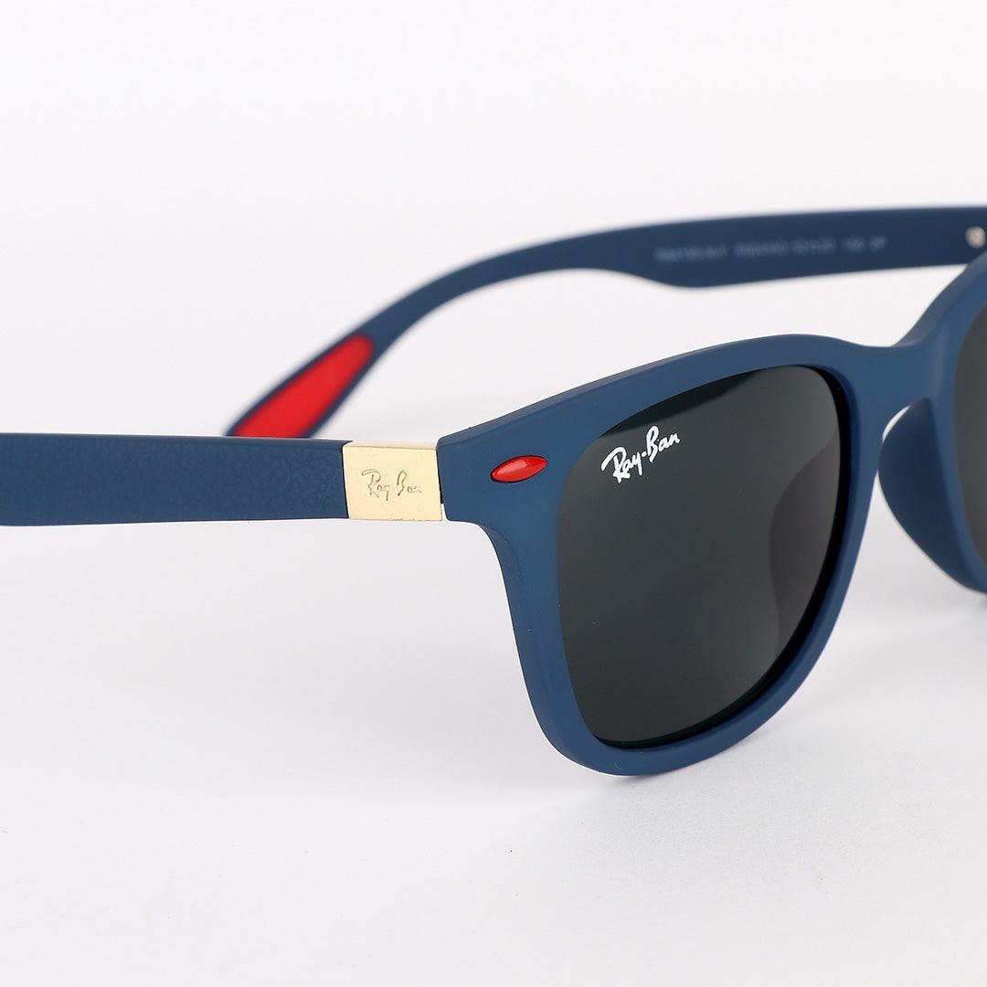 Ray-Ban Uv Protection Navyblue And Red Sunglasses - Obeezi.com