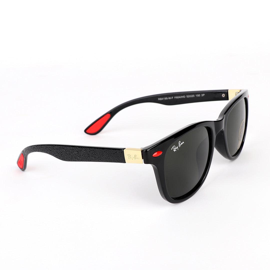 Ray-Ban Uv Protection Shinning Black/Red Sunglasses - Obeezi.com