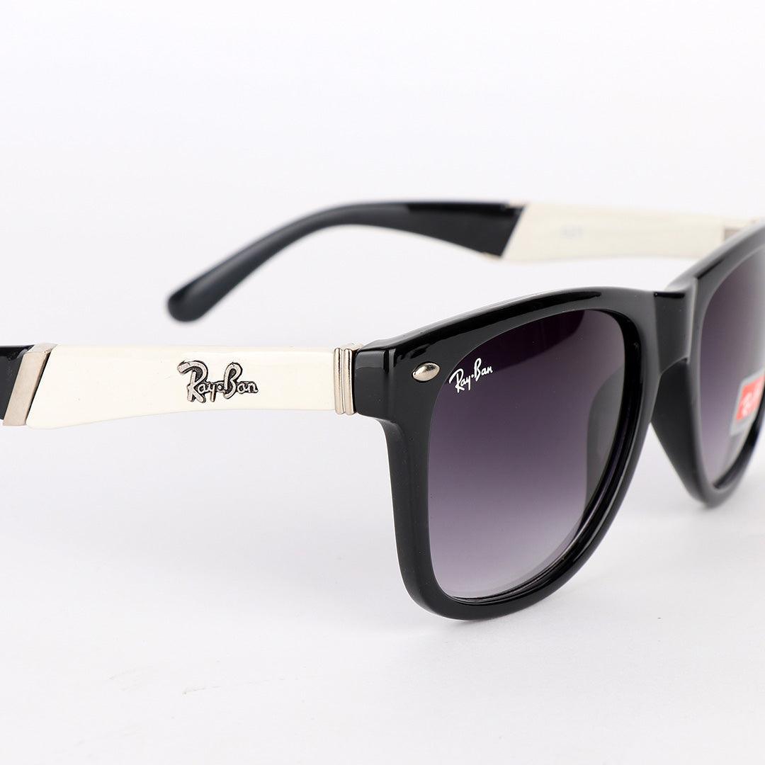 Ray-Ban Wayfarer Black and White Handle Sunglasses - Obeezi.com