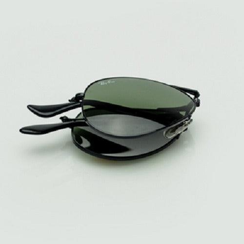 Rayban RB3479 Folding Aviator Black Rim Sunglasses. - Obeezi.com