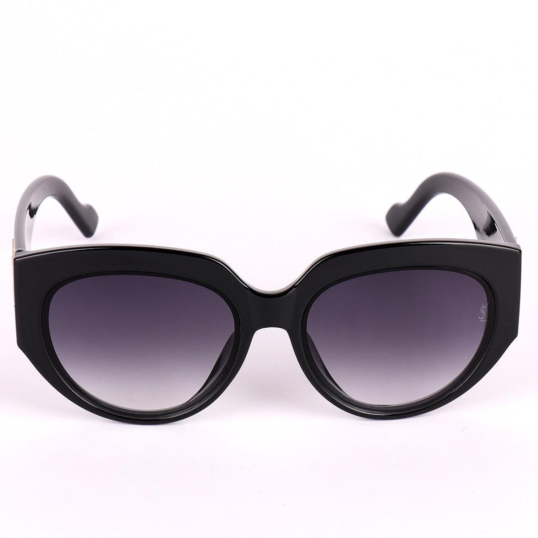 Saint Lauren Paris Logo Designed Black Sunglasses - Obeezi.com