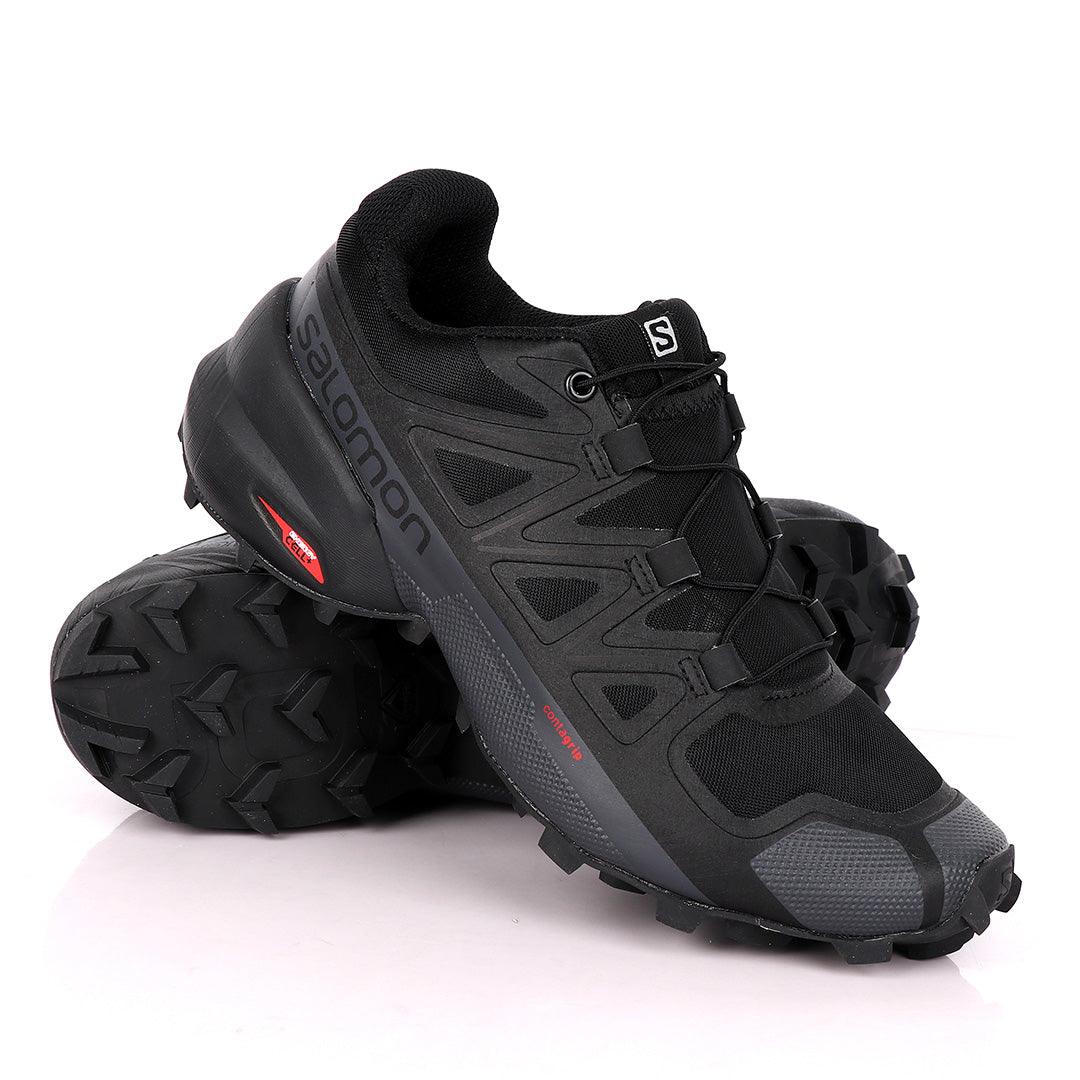 Salomon Speedcross 5 Gtx Trail Black Running Sneakers - Obeezi.com