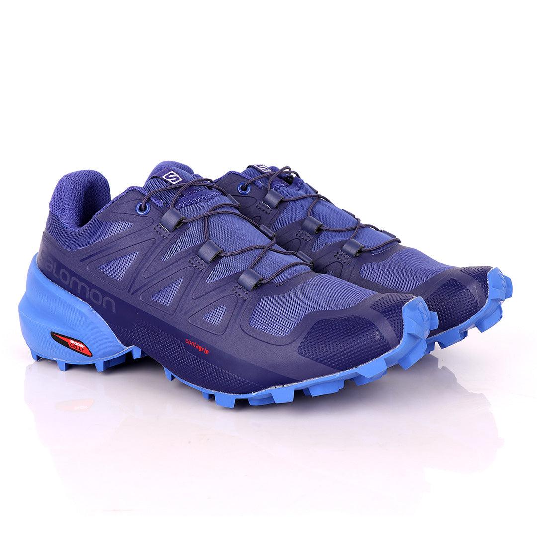 Salomon Speedcross 5 Gtx Trail Blue Running Sneakers - Obeezi.com
