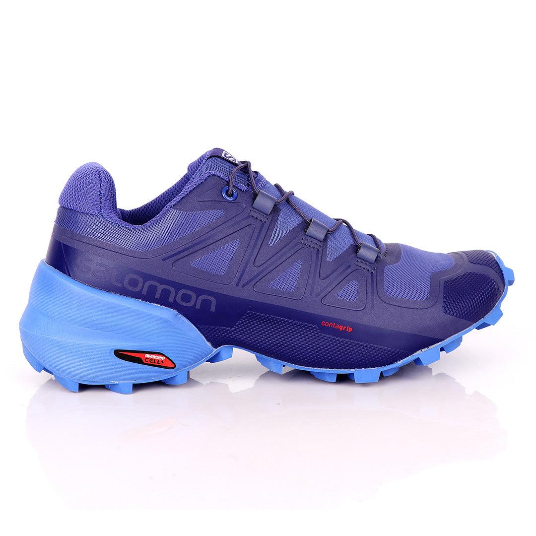 Salomon Speedcross 5 Gtx Trail Blue Running Sneakers - Obeezi.com