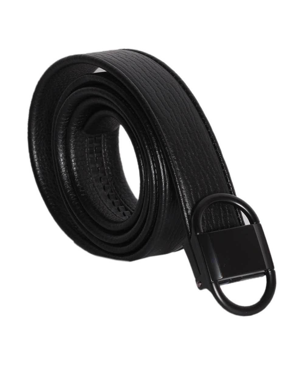 Salvatore Ferragamo Leather Designer Men Big Buckle Black Belts - Obeezi.com