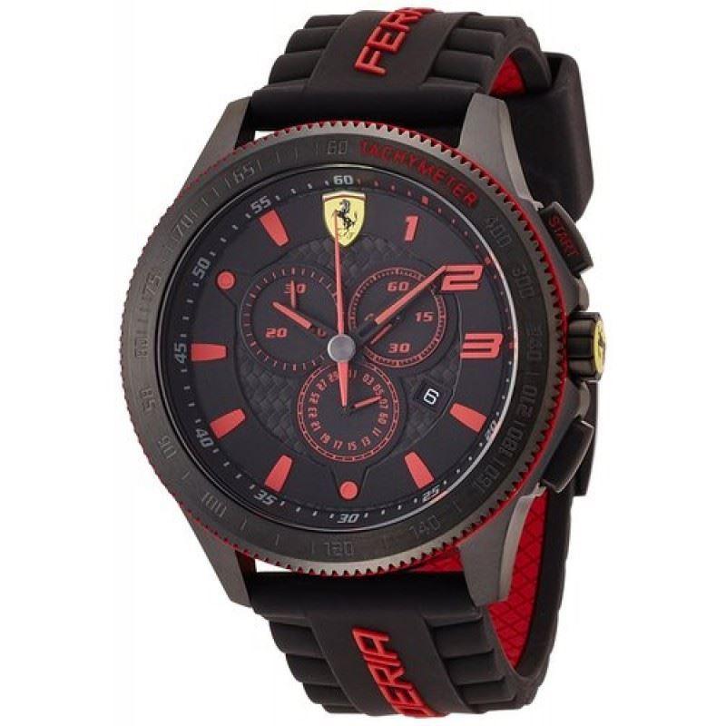 Scuderia Ferrari XX Men's Rubber Chronograph Watch - Obeezi.com