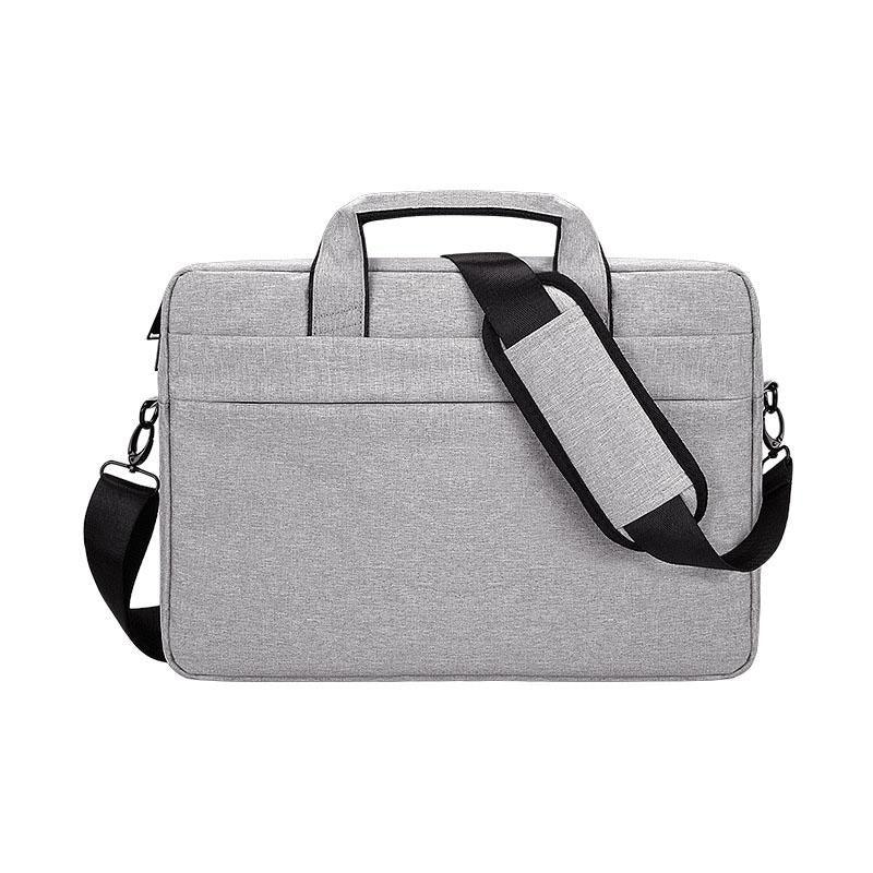 Shockproof Business Laptop Shoulder Bag- Ash - Obeezi.com