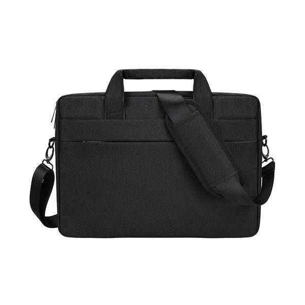 Shockproof Business Laptop Shoulder Bag- Black - Obeezi.com