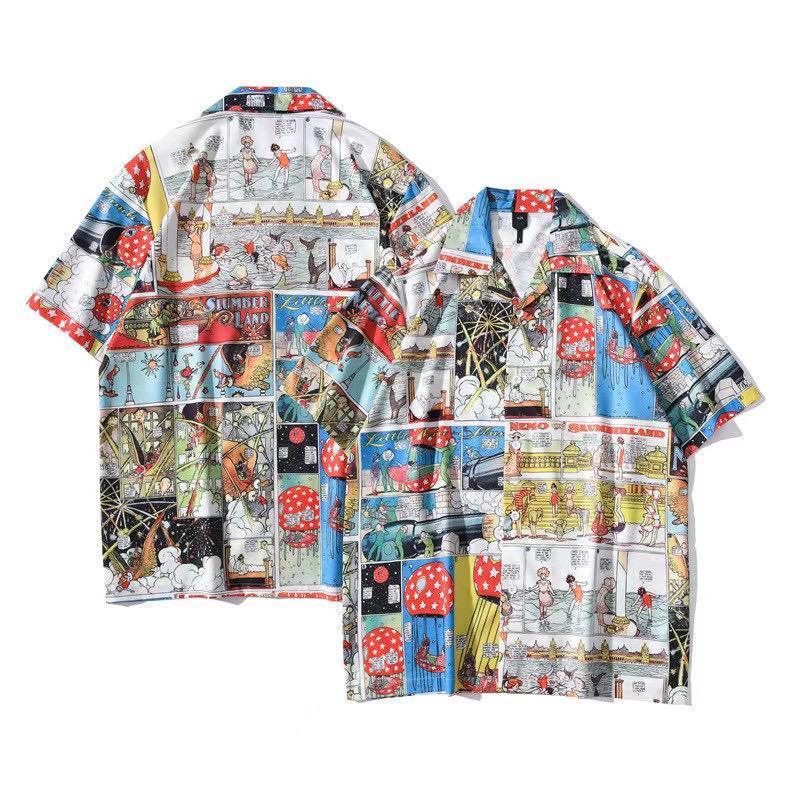 Slumberland Comic Animation Designed Aloha Multi Coloured Shirt - Obeezi.com