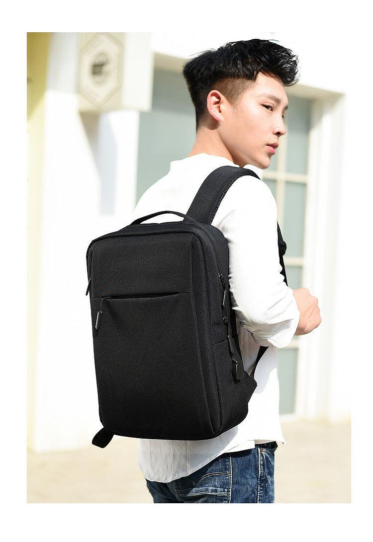 Smart Anti-Theft Oxford Backpack With Usb Charging Ports Bag-Black - Obeezi.com