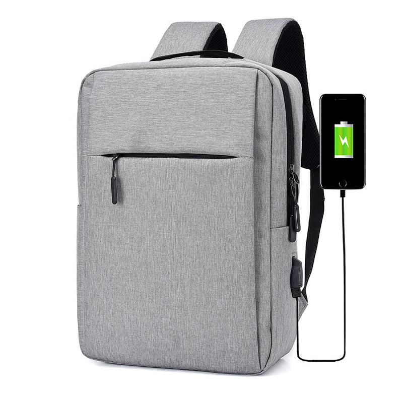 Smart Anti-Theft Oxford Backpack With Usb Charging Ports Bag-Black - Obeezi.com
