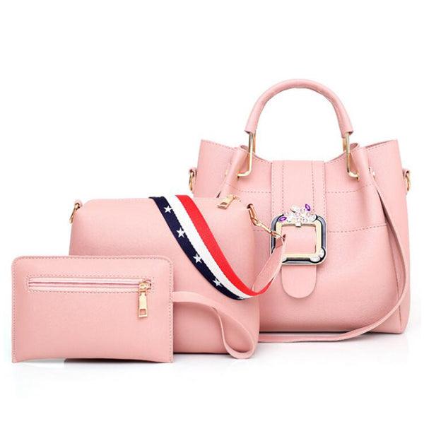 Summer Fashion Vogue Style High Quality Women Handbags-Pink - Obeezi.com