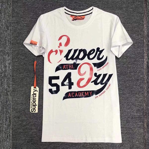 Super Dry 54 Dry Athletic Academic T-shirt White - Obeezi.com