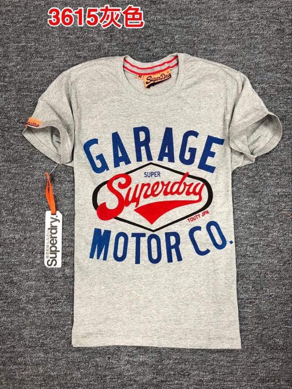 Super Dry Motor com. Grey T Shirt - Obeezi.com