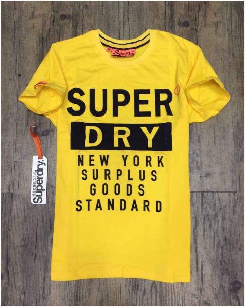 Super Dry New York Surplus Print T-shirt - Yellow - Obeezi.com