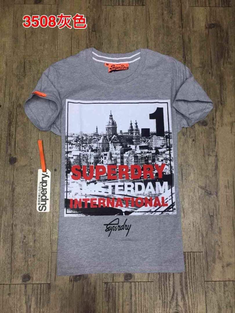 Super Dry No.1 Amsterdam International T-shirt Ash - Obeezi.com