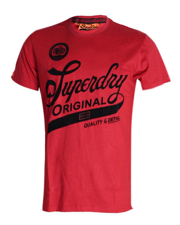 Super Dry Original REGD T-Shirt - Wine - Obeezi.com