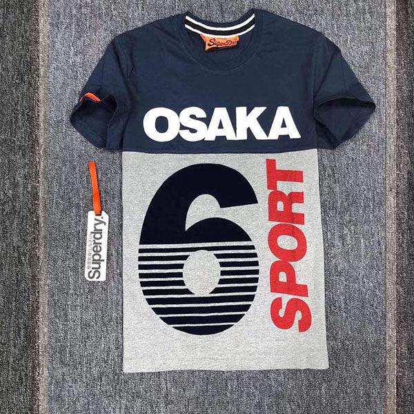 Super Dry Osaka 6 Sport Polo T-shirt Navyblue - Obeezi.com