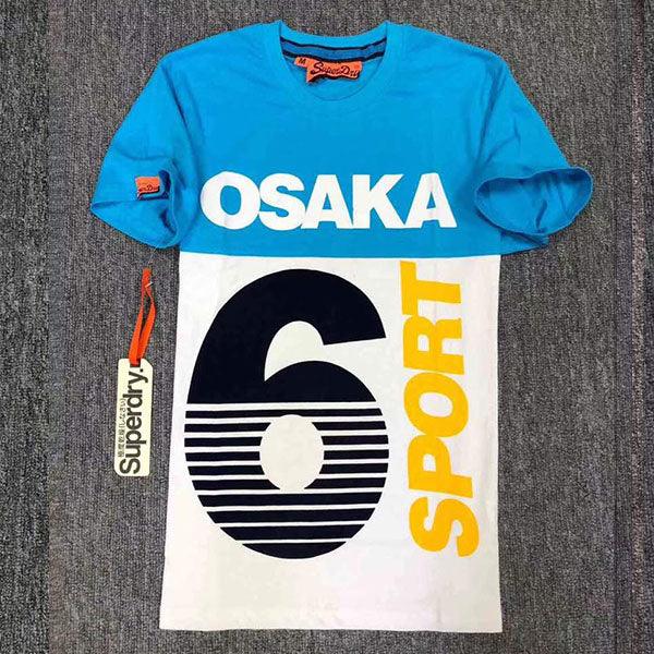 Super Dry Osaka 6 Sport Polo T-shirt Skyblue - Obeezi.com