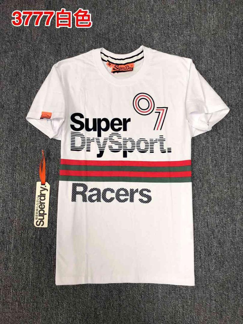 Superdry 07 Racer Crested White Logo T Shirt - Obeezi.com