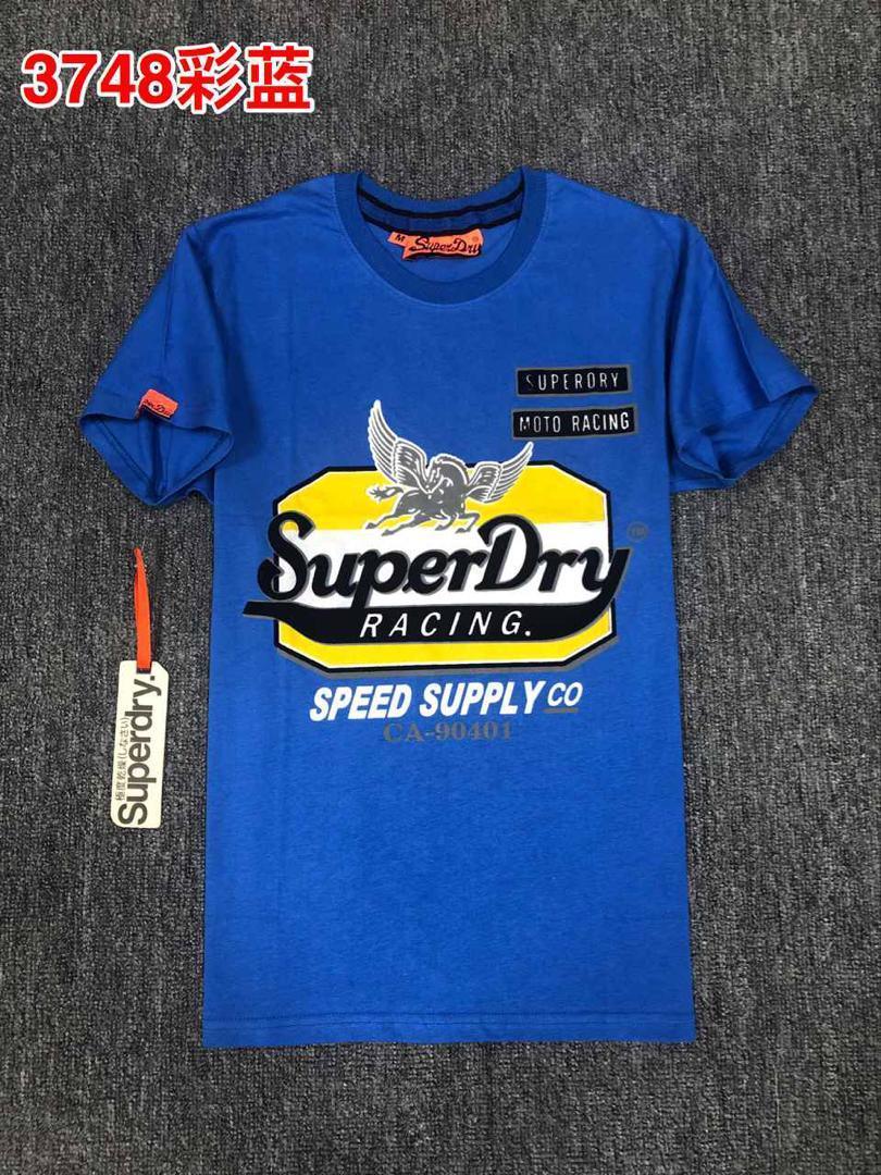Superdry Classic Racing Speed Blue T Shirt - Obeezi.com
