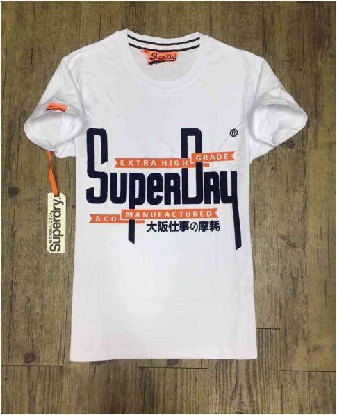 Superdry Logo Classic T Shirt White - Obeezi.com