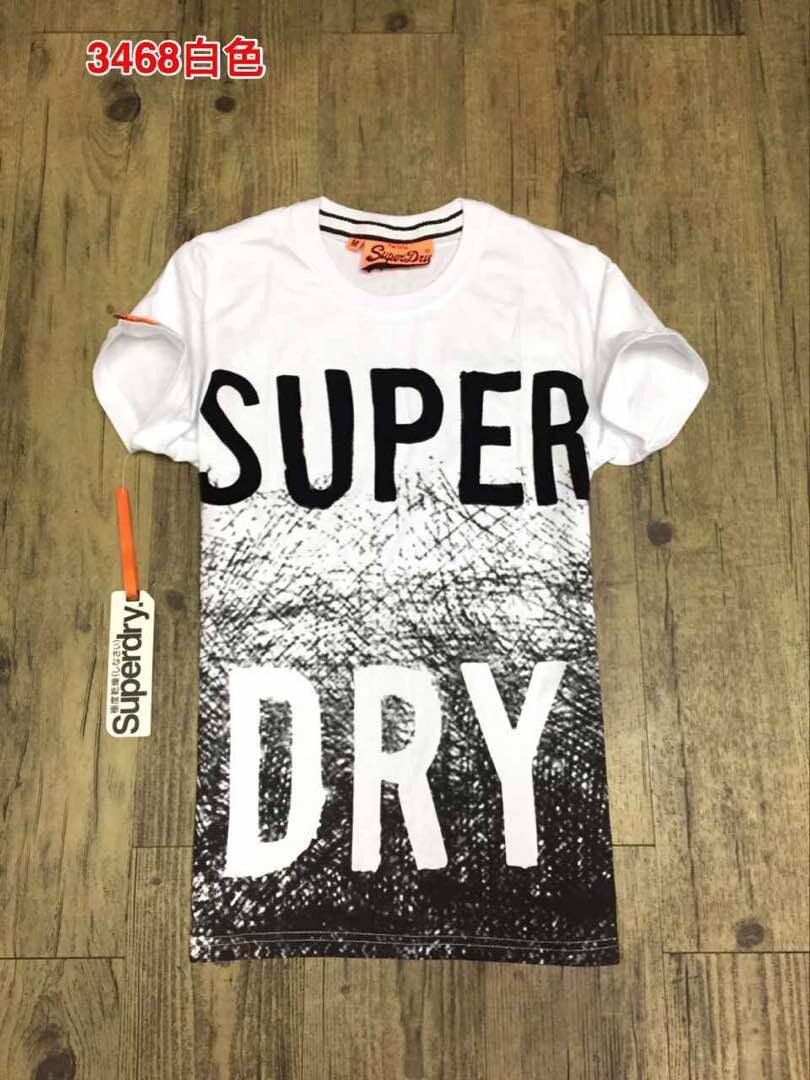 Superdry Scratched Out Long Line T-shirt -White - Obeezi.com