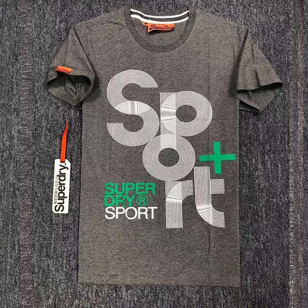 Superdry Sport Plus T-Shirt Ash - Obeezi.com