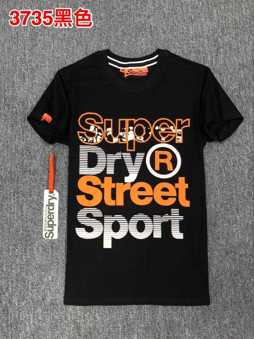 Superdry Street Sport Crested Black T shirt - Obeezi.com