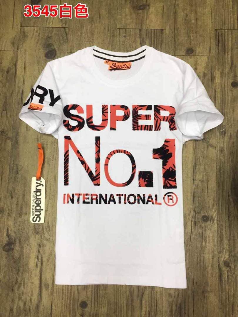Superdry t-shirt with Super International logo-White - Obeezi.com