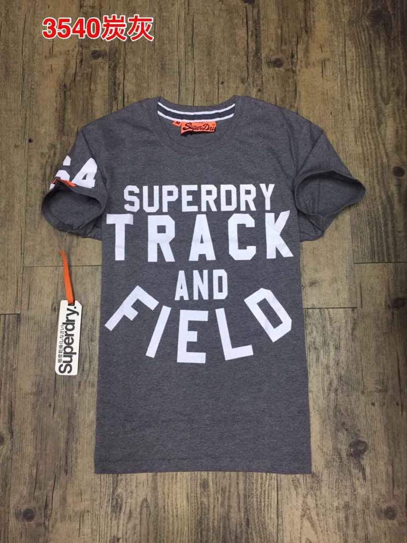 Superdry Track and Field T-shirt -Ash - Obeezi.com