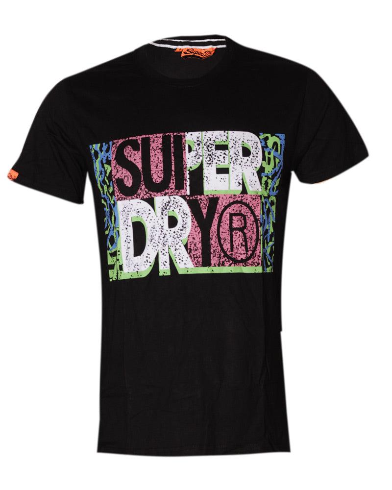 SuperDry Vintage Black Shortsleeve T-shirts - Obeezi.com