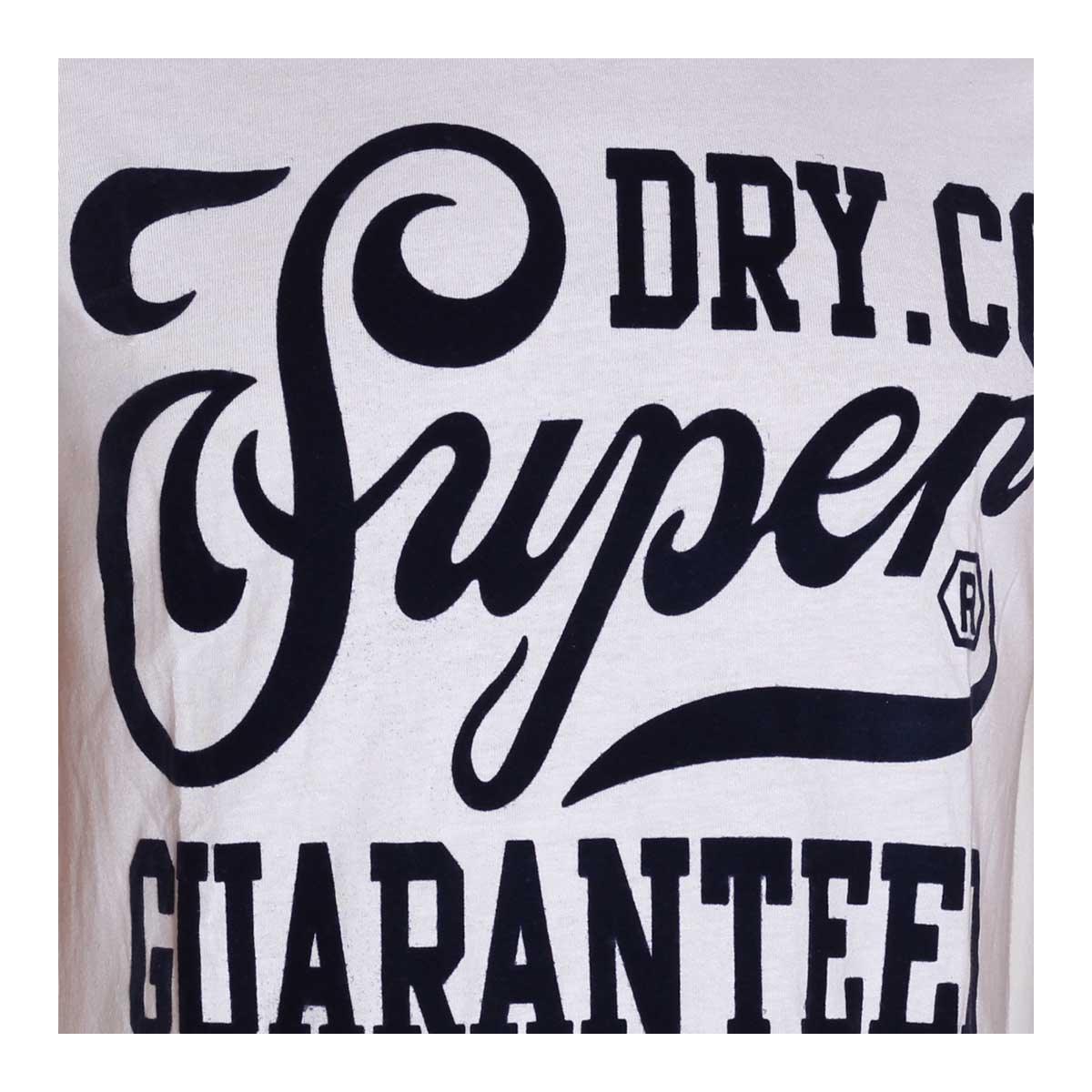 Superdry White Graphic Regular Fit Round Neck T-Shirt - Obeezi.com