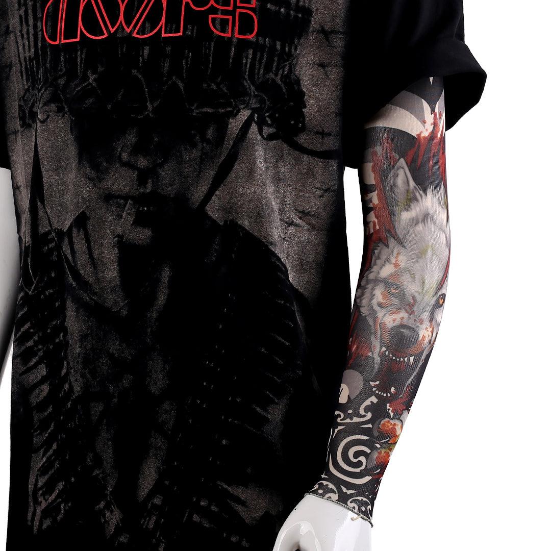 Tattoo Body Wolf Hand Designed Sleeve - Obeezi.com