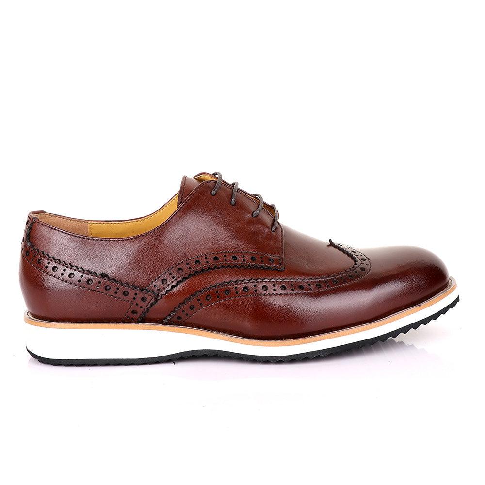 Terry Taylors Classic Oxford Brown Leather shoe - Obeezi.com