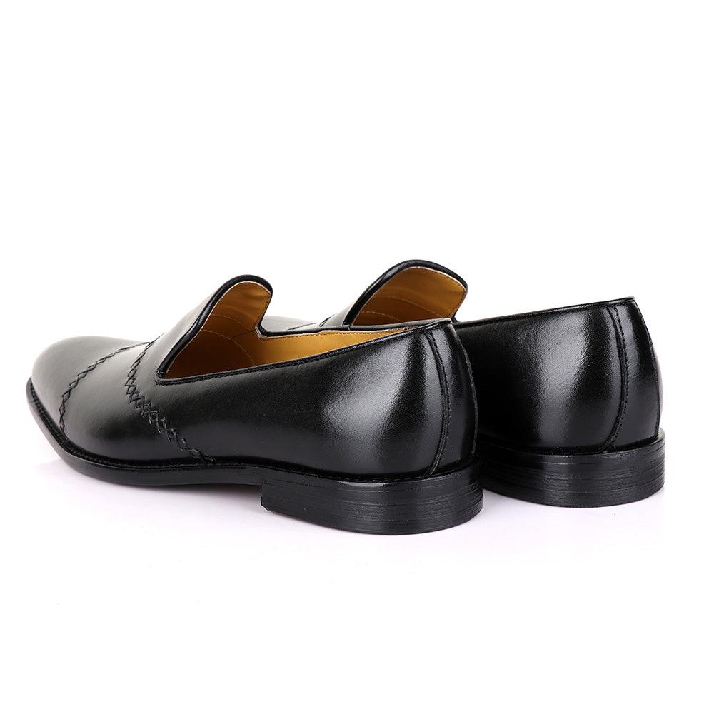 Terry Taylors Treading Black Leather Shoe - Obeezi.com