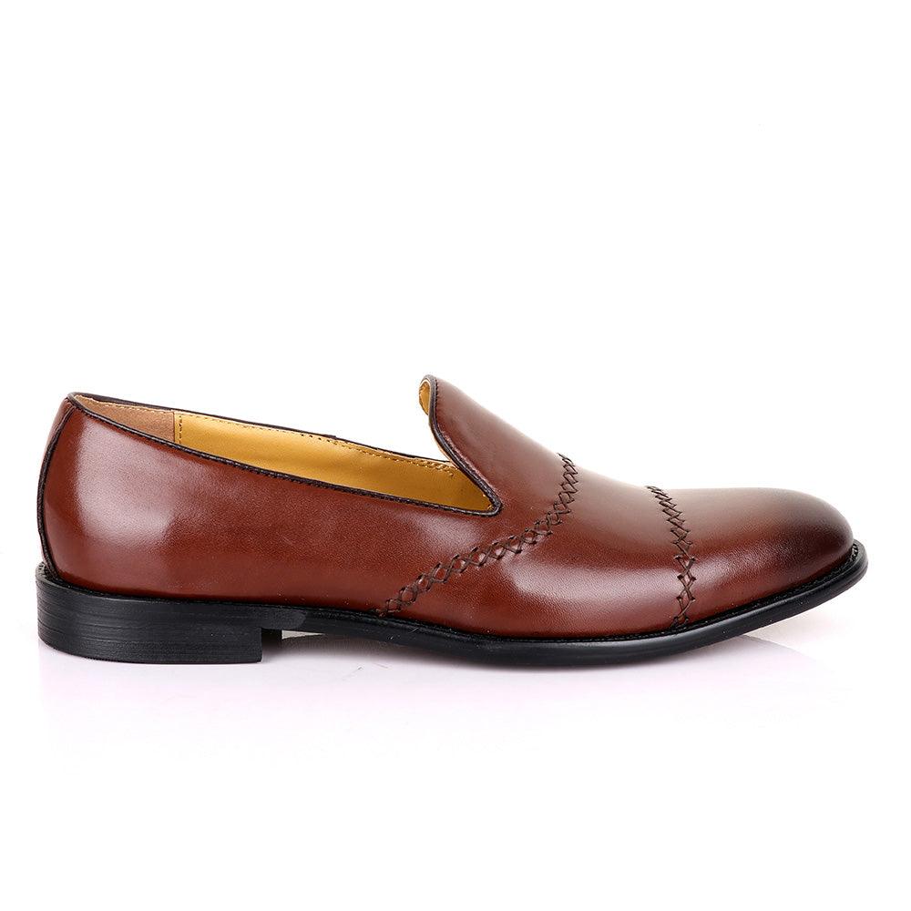 Terry Taylors Treading Brown Leather Shoe - Obeezi.com